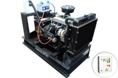 Дизельный генератор Амперос АД 30-Т400 P (Проф) с АВР