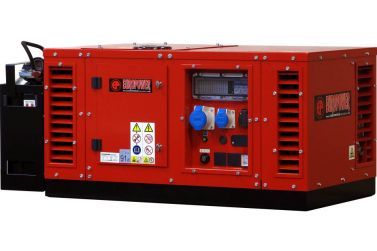 Бензиновый генератор EUROPOWER EPS 10000 E в кожухе