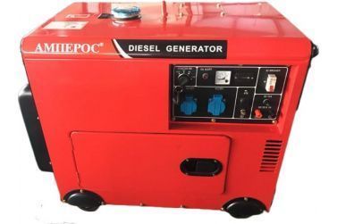 Дизельный генератор Амперос LDG 8500S-3 в шумозащитном кожухе