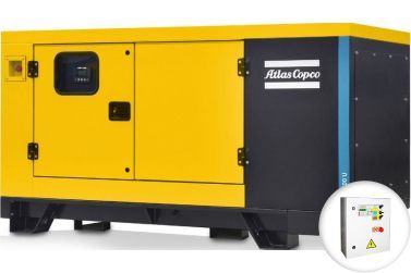 Дизельный генератор Atlas Copco QES 100U в кожухе с АВР