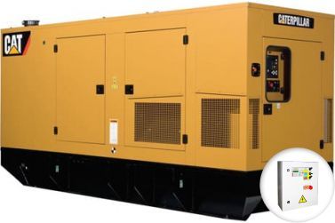 Дизельный генератор Caterpillar GEP330-1 в кожухе с АВР