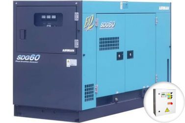 Дизельный генератор Airman SDG60S в кожухе с АВР