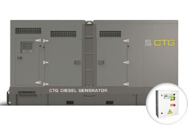 Дизельный генератор CTG 1100CS в кожухе с АВР