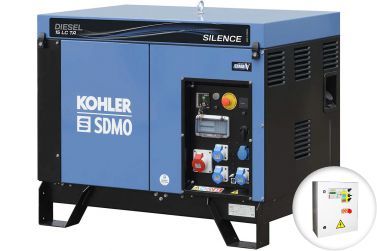 Дизельный генератор KOHLER-SDMO DIESEL 15 LC TA SILENCE C5 в кожухе с АВР