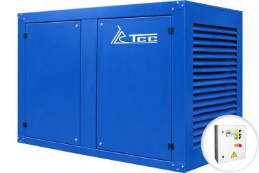 Дизельный генератор ТСС АД-160С-Т400-2РПМ5 в капоте с АВР