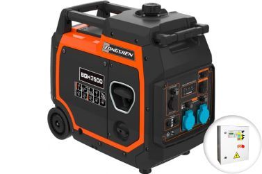 Бензиновый генератор Zongshen BQH 4000 E в кожухе с АВР