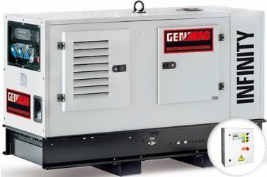 Дизельный генератор Genmac INFINITY RG15PS в кожухе с АВР