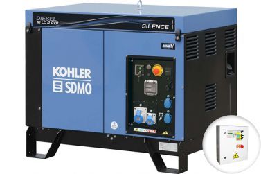 Дизельный генератор KOHLER-SDMO DIESEL 10 LC A SILENCE AVR C5 в кожухе с АВР