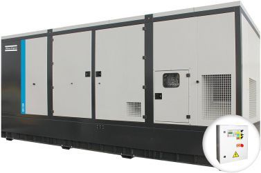 Дизельный генератор Atlas Copco QIS 1115 в кожухе с АВР