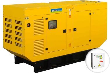 Дизельный генератор Aksa APD 200 A в кожухе с АВР