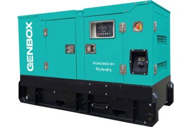 Дизельный генератор Genbox KBT12M-S в кожухе