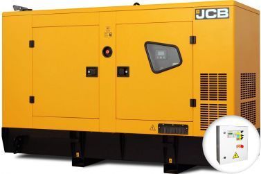 Дизельный генератор JCB G115QS в кожухе с АВР