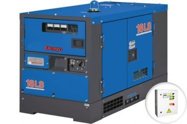 Дизельный генератор Denyo TLG-18LSY в кожухе с АВР