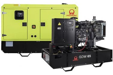Дизельный генератор Pramac GDW65I в кожухе