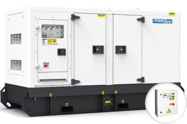Дизельный генератор PowerLink GMS60PX в кожухе с АВР