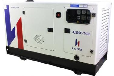 Дизельный генератор Исток АД20С-Т400-РПМ15 в кожухе