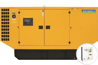 Дизельный генератор Aksa APD 200 P в кожухе с АВР
