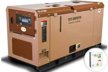 Дизельный генератор Toyo TG-21SBS в кожухе с АВР