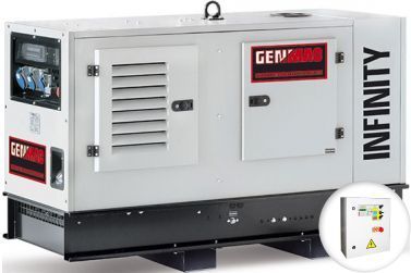Дизельный генератор Genmac INFINITY RG10MS в кожухе с АВР