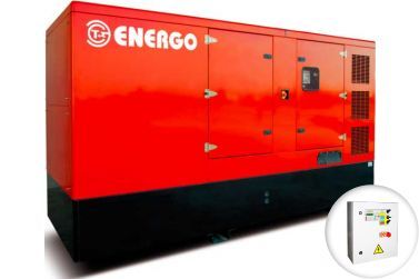 Дизельный генератор Energo ED 285/400 D S в кожухе с АВР