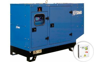 Дизельный генератор KOHLER-SDMO J77K в кожухе с АВР