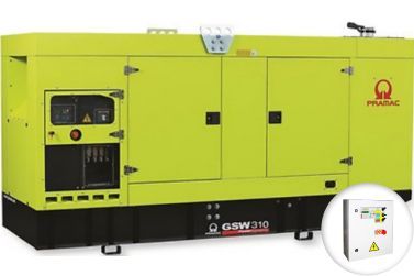 Дизельный генератор Pramac GSW310DO в кожухе с АВР