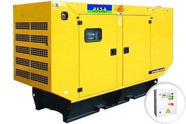 Дизельный генератор Aksa APD 145 C в кожухе с АВР