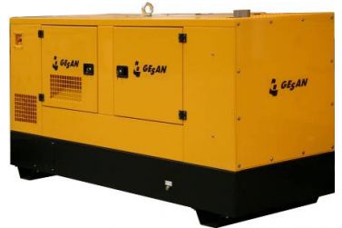 Дизельный генератор Gesan DVAS 140E в кожухе