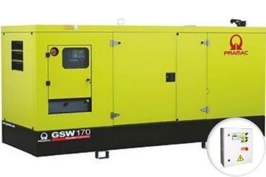 Дизельный генератор Pramac GSW170V в кожухе с АВР