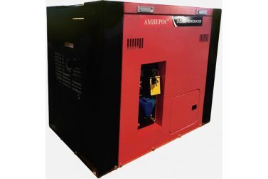 Дизельный генератор Амперос LDG 11000S в шумозащитном кожухе