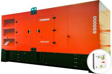 Дизельный генератор Energo EDF 650/400 SCS в кожухе с АВР