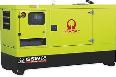 Дизельный генератор Pramac GSW65P в кожухе