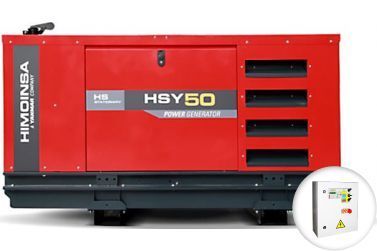 Дизельный генератор Himoinsa HSY-50 T5 INS в кожухе с АВР