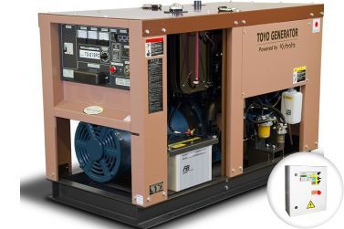 Дизельный генератор Toyo TG-21SPC в кожухе с АВР