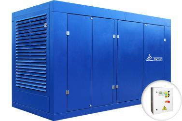 Дизельный генератор ТСС АД-200С-Т400-2РПМ7 в капоте с АВР