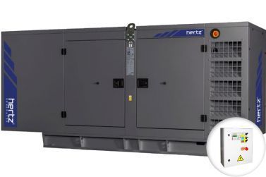 Дизельный генератор Hertz HG 1520 MC в кожухе с АВР