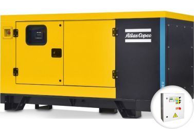 Дизельный генератор Atlas Copco QES 250U в кожухе с АВР