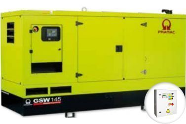 Дизельный генератор Pramac GSW250P в кожухе с АВР