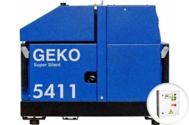 Бензиновый генератор Geko 5411 ED–AA/HEBA SS в кожухе с АВР