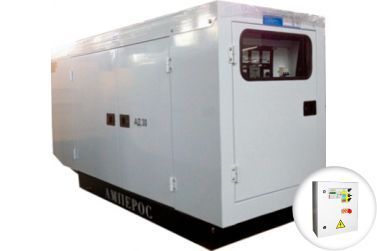 Дизельный генератор Амперос АД 15-Т400 P (Проф) в шумозащитном кожухе с АВР