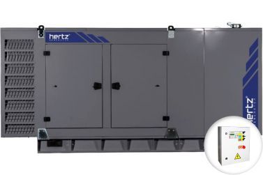 Дизельный генератор Hertz HG 403 DC в кожухе с АВР