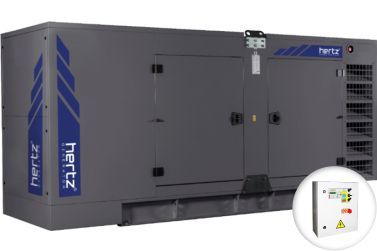 Дизельный генератор Hertz HG 335 DC в кожухе с АВР