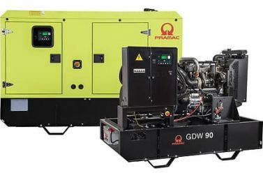 Дизельный генератор Pramac GDW90I в кожухе