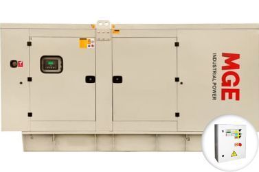 Дизельный генератор MGE p300DN в кожухе с АВР