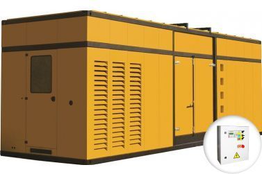 Дизельный генератор Aksa APD 1650 P в кожухе с АВР