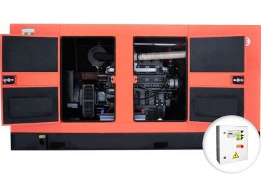 Дизельный генератор MVAE АД-130-400-АРК в кожухе с АВР