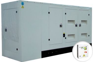 Дизельный генератор Амперос АД 300-Т400 (WTP12-350D) в шумозащитном кожухе с АВР