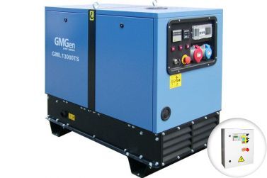 Дизельный генератор GMGen GML13000TS в кожухе с АВР