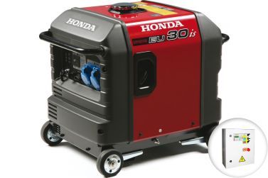 Бензиновый генератор Honda EU 30 is в кожухе с АВР