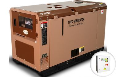 Дизельный генератор Toyo TG-19TBS в кожухе с АВР